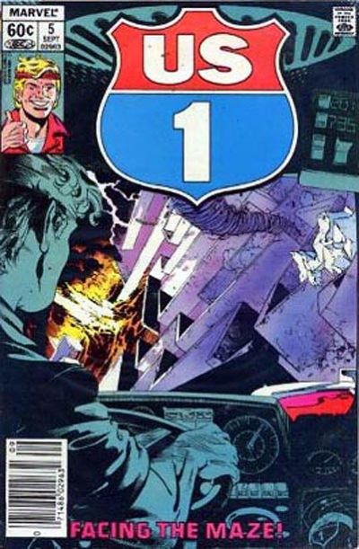 Cover for U.S. 1 (Marvel, 1983 series) #5 [Newsstand]