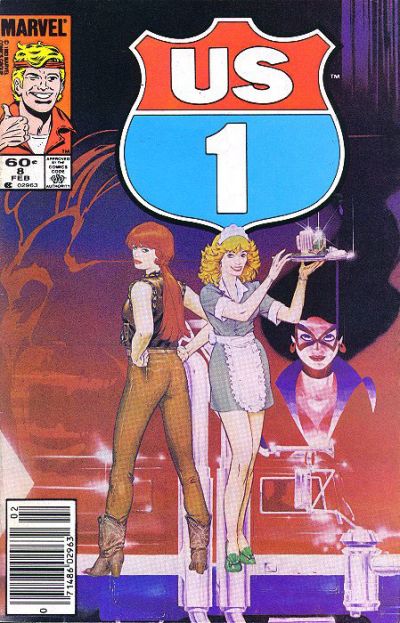 Cover for U.S. 1 (Marvel, 1983 series) #8 [Newsstand]