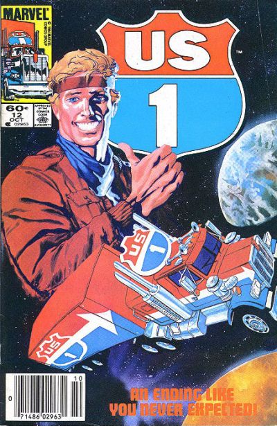 Cover for U.S. 1 (Marvel, 1983 series) #12 [Newsstand]