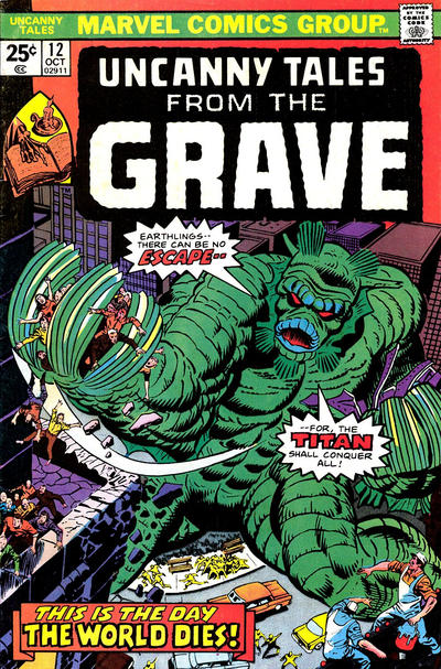 Cover for Uncanny Tales (Marvel, 1973 series) #12
