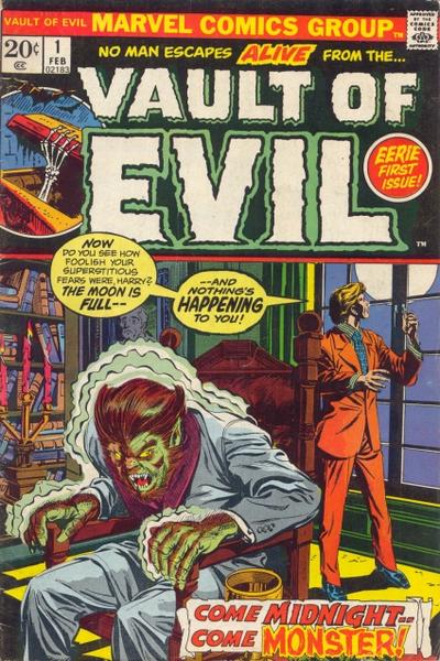 Cover for Vault of Evil (Marvel, 1973 series) #1