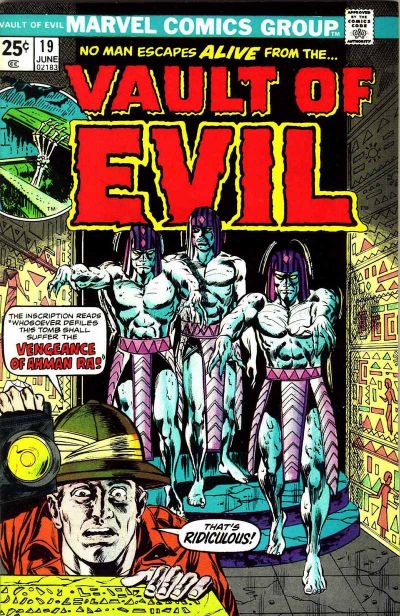 Cover for Vault of Evil (Marvel, 1973 series) #19