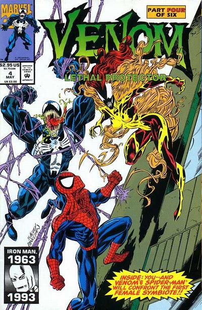 Cover for Venom: Lethal Protector (Marvel, 1993 series) #4 [Direct]