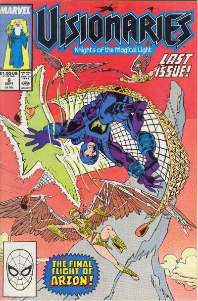 Cover for Visionaries (Marvel, 1987 series) #6 [Direct]