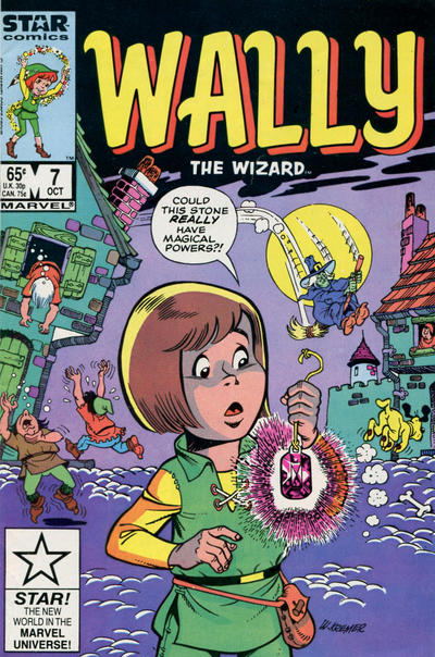 Cover for Wally the Wizard (Marvel, 1985 series) #7 [Direct]