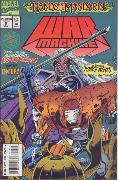Cover for War Machine (Marvel, 1994 series) #9