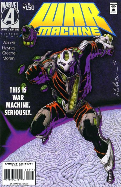 Cover for War Machine (Marvel, 1994 series) #19