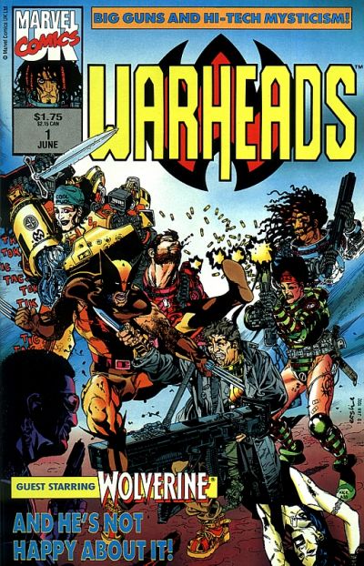 Cover for Warheads (Marvel, 1992 series) #1