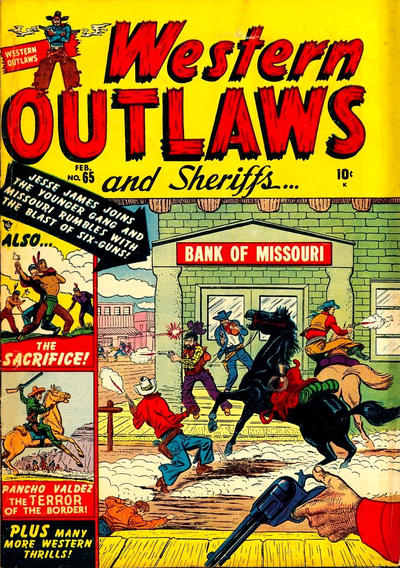 Cover for Western Outlaws and Sheriffs (Marvel, 1949 series) #65