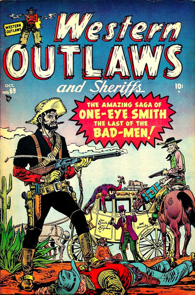 Cover for Western Outlaws and Sheriffs (Marvel, 1949 series) #69