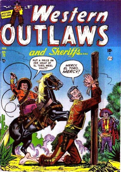 Cover for Western Outlaws and Sheriffs (Marvel, 1949 series) #71
