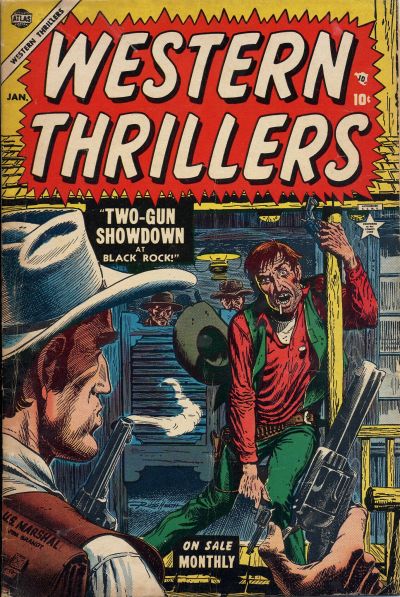Cover for Western Thrillers (Marvel, 1954 series) #3