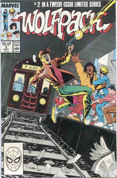 Cover for Wolfpack (Marvel, 1988 series) #2 [Direct]