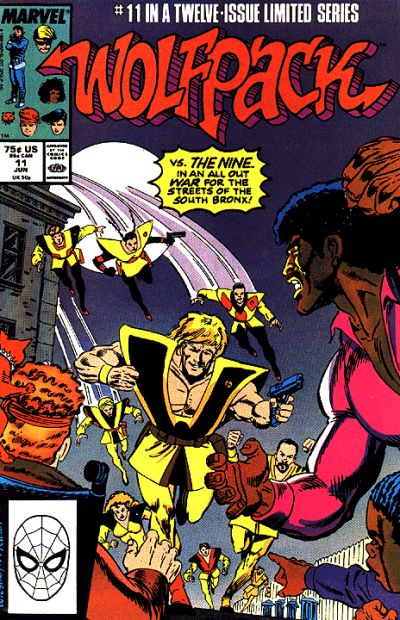 Cover for Wolfpack (Marvel, 1988 series) #11