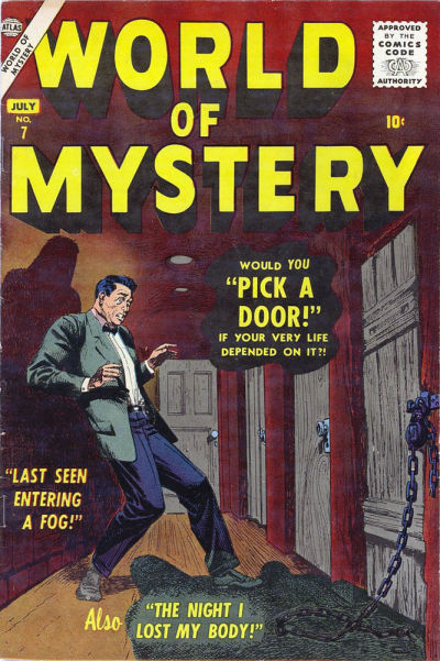 Cover for World of Mystery (Marvel, 1956 series) #7