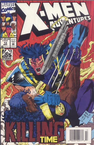 Cover for X-Men Adventures (Marvel, 1992 series) #13 [Newsstand]