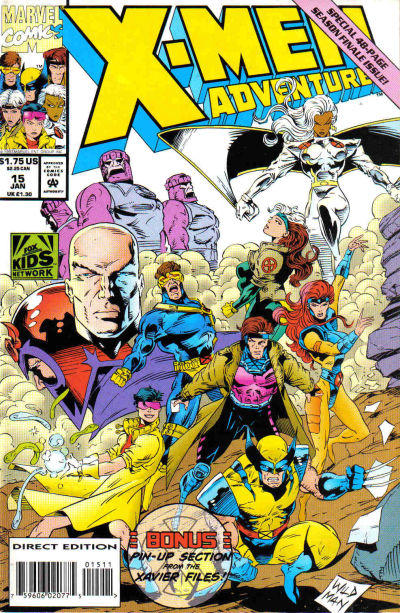 Cover for X-Men Adventures (Marvel, 1992 series) #15 [Direct Edition]