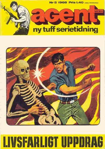 Cover for Agentserien (Williams Förlags AB, 1967 series) #5/1968