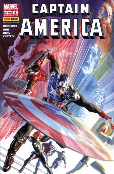 Cover for Captain America (Panini Deutschland, 2008 series) #5 - Wächter der Freiheit