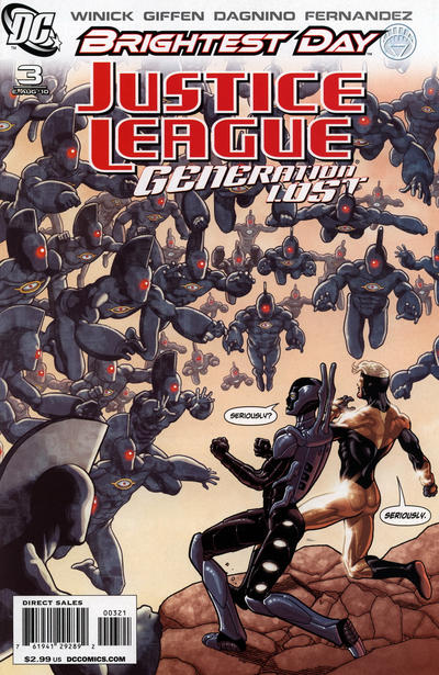 Cover for Justice League: Generation Lost (DC, 2010 series) #3 [Kevin Maguire Cover]