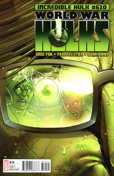 Cover for Incredible Hulk (Marvel, 2009 series) #610 [Direct Edition]