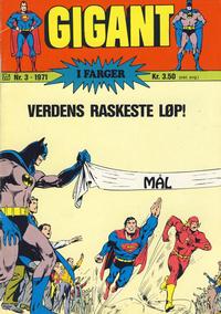 Cover Thumbnail for Gigant (Illustrerte Klassikere / Williams Forlag, 1969 series) #3/1971