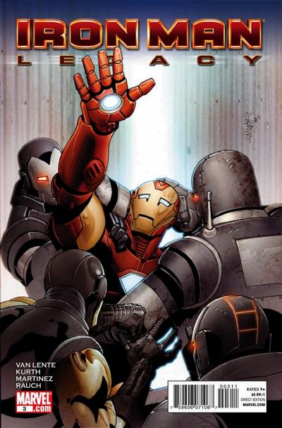 Cover for Iron Man: Legacy (Marvel, 2010 series) #3