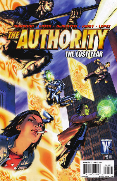 Cover for The Authority: The Lost Year (DC, 2010 series) #9