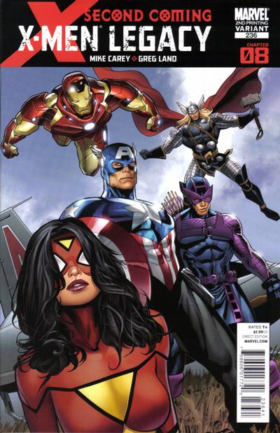 Cover for X-Men: Legacy (Marvel, 2008 series) #236 [2nd Print Variant]