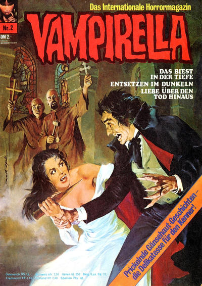Cover for Vampirella (Pabel Verlag, 1973 series) #2