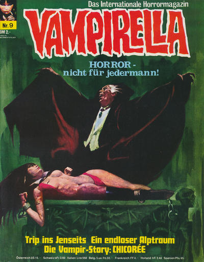 Cover for Vampirella (Pabel Verlag, 1973 series) #9