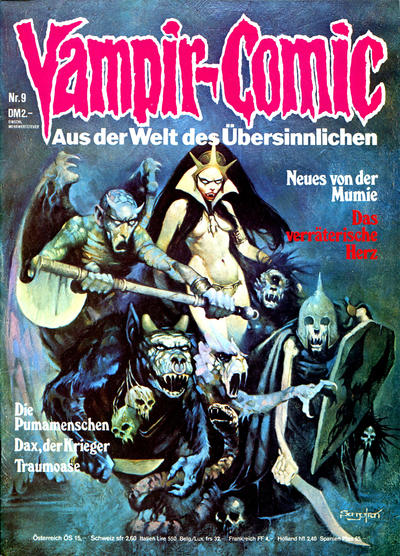 Cover for Vampir-Comic (Pabel Verlag, 1974 series) #9