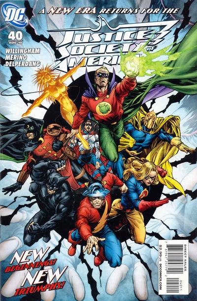 Cover for Justice Society of America (DC, 2007 series) #40