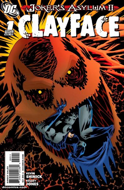 Cover for Joker's Asylum II: Clayface (DC, 2010 series) #1