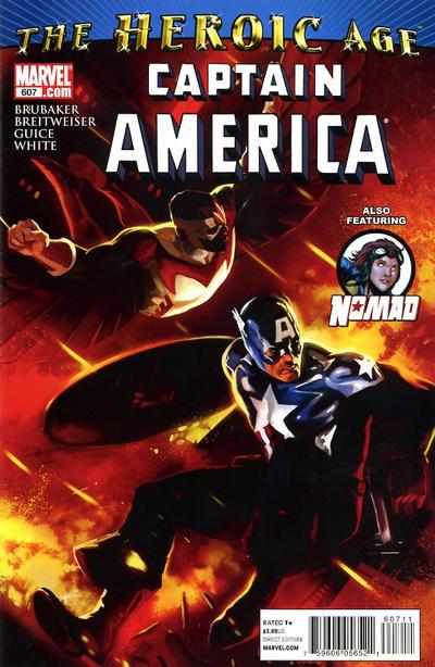 Cover for Captain America (Marvel, 2005 series) #607