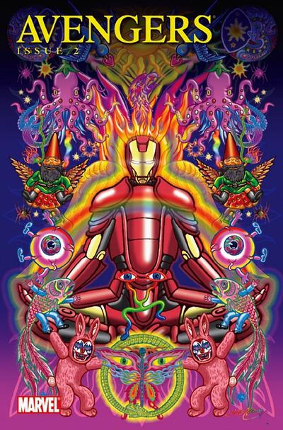 Cover for Avengers (Marvel, 2010 series) #2 [Iron Man by Design 2.0 Variant]