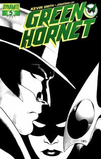 Cover for Green Hornet (Dynamite Entertainment, 2010 series) #5 [Black-and-White Variant - John Cassaday]