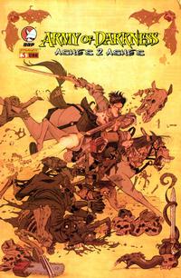 Cover Thumbnail for Army of Darkness: Ashes 2 Ashes (Devil's Due Publishing, 2004 series) #3 [Cover A - Nick Bradshaw]