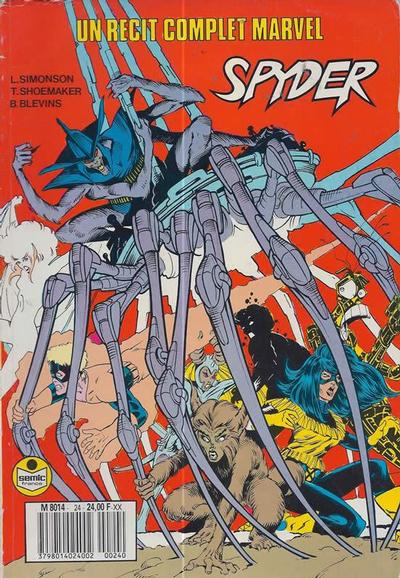 Cover for Un Récit Complet Marvel (Semic S.A., 1989 series) #24 - Spyder