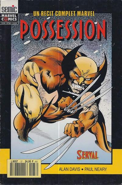 Cover for Un Récit Complet Marvel (Semic S.A., 1989 series) #37 - Serval - Possession