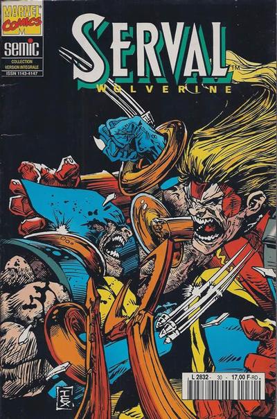 Cover for Serval-Wolverine (Semic S.A., 1989 series) #30