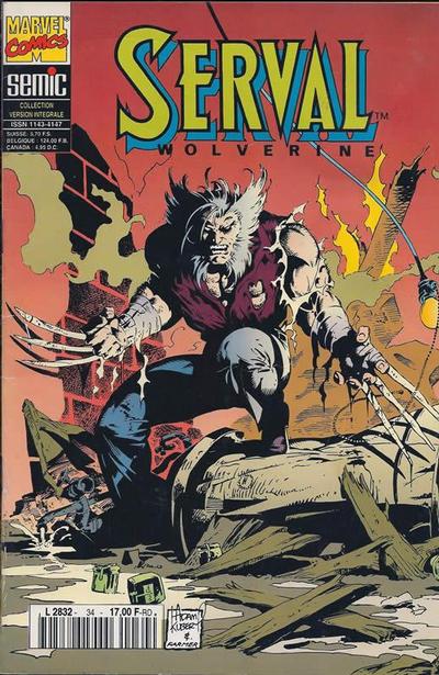 Cover for Serval-Wolverine (Semic S.A., 1989 series) #34