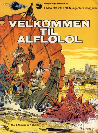 Cover for Linda og Valentin (Carlsen, 1975 series) #2 - Velkommen til Alflolol
