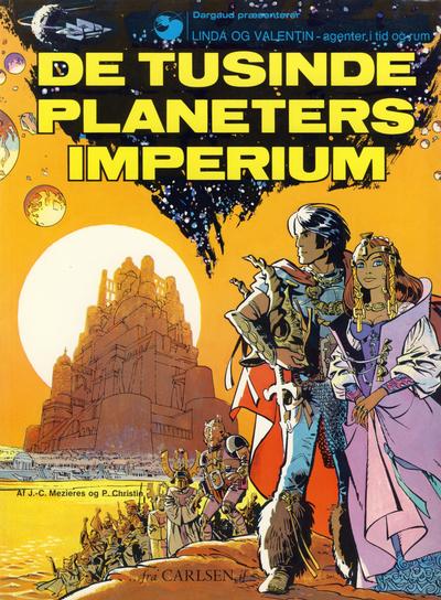 Cover for Linda og Valentin (Carlsen, 1975 series) #5 - De tusinde planeters imperium