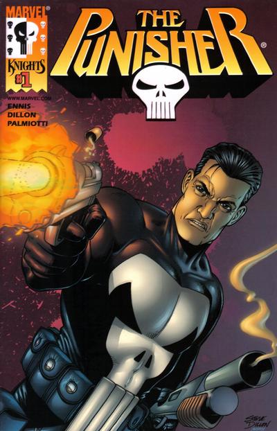 Cover for The Punisher (Marvel, 2000 series) #1 [Dynamic Forces Exclusive Chrome Cover]