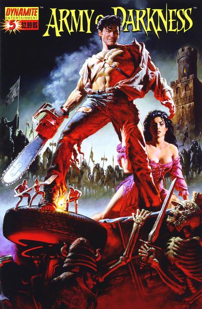 Cover for Army of Darkness (Dynamite Entertainment, 2005 series) #5 [Original Movie Poster Cover]