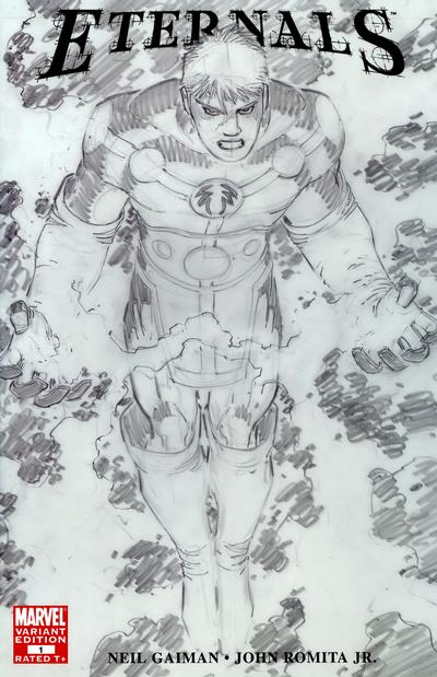 Cover for Eternals (Marvel, 2006 series) #1 [Sketch Variant Edition]