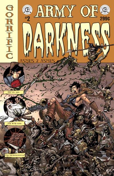 Cover for Army of Darkness: Ashes 2 Ashes (Devil's Due Publishing, 2004 series) #2 [Greg Land Cover]