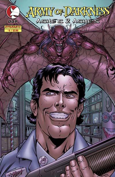 Cover for Army of Darkness: Ashes 2 Ashes (Devil's Due Publishing, 2004 series) #4 [Cover C - Tim Seeley]