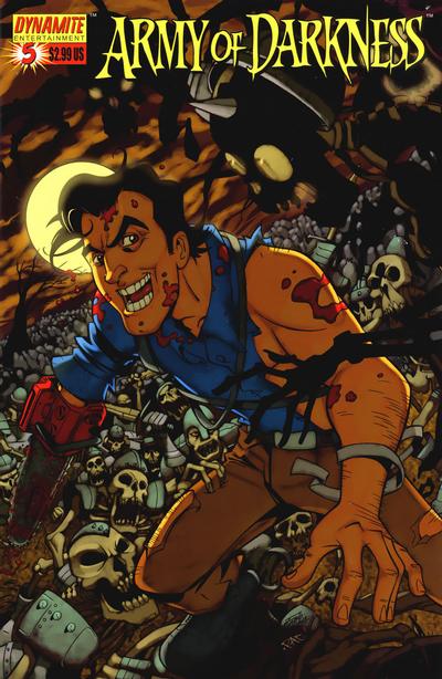 Cover for Army of Darkness (Dynamite Entertainment, 2005 series) #5 [Cover C - Fabio Laguna]